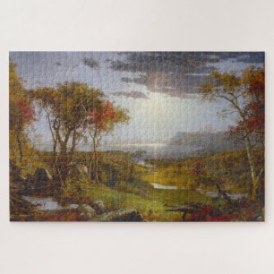 Herbst auf dem Hudson River (New Yorker Staat)