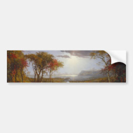 Herbst auf dem Hudson River (New Yorker Staat) Autoaufkleber