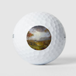 Herbst auf dem Hudson River (New Yorker Staat) Golfball