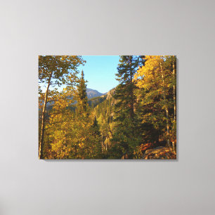 Herbst auf dem Weg zum Traumsee Leinwanddruck