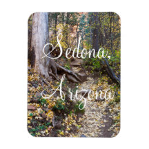 Herbst auf dem West Fork Weg in Sedona, Arizona
