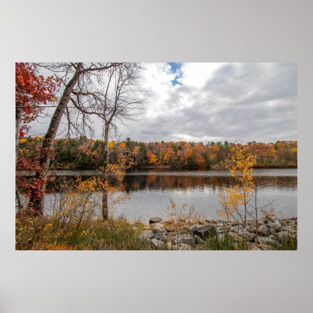 Herbst auf Haviland Cove Beach Poster (Vorne)