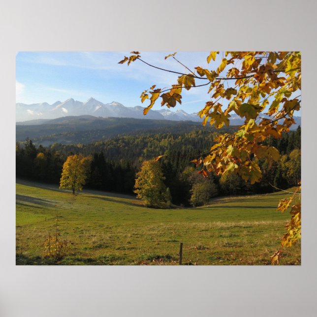 Herbst auf Spisz Poster (Vorne)