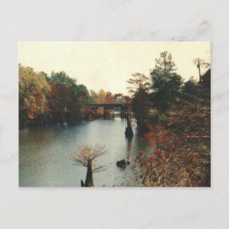 Herbst auf Wasser - Postkarte