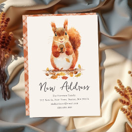 Herbst Autumnal Niedliches Eichhörnchen | Neue Zuh Ankündigung