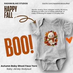Herbst-Baby-Geist-Faux-Garn-Baby-Jersey-Body Baby Strampler