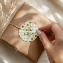 Herbst-Baby in Bloom Gingham Sonnenblume