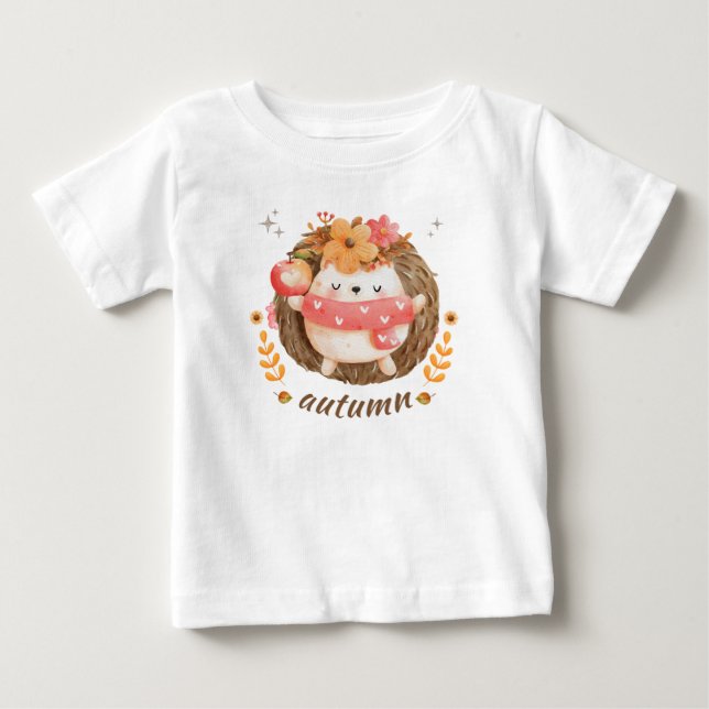 Herbst Baby T-shirt (Vorderseite)
