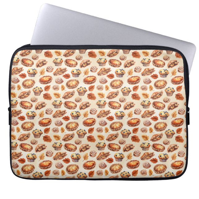 Herbst Backwaren Laptopschutzhülle (Vorderseite)