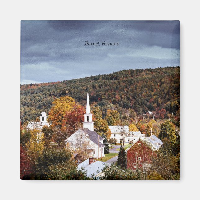 Herbst, Barnet, Vermont Magnet (Vorne)