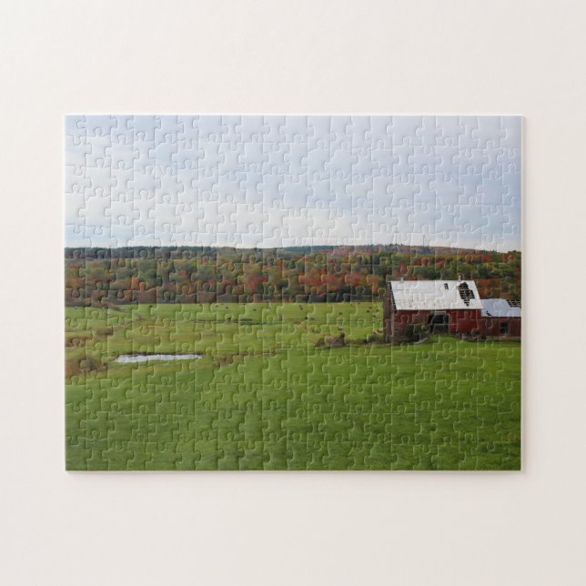 Herbst-Bauernhof (Horizontal)