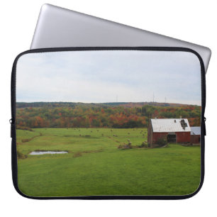 Herbst-Bauernhof Laptopschutzhülle