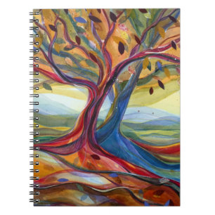 Herbst-Baum-Zeitschrift Notizblock