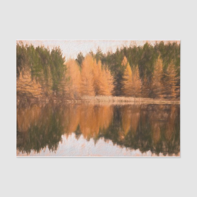 Herbst Bäume Der Mensch und die Weintrauben Seidenpapier (Vorderseite)