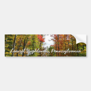 Herbst Bäume und Blue Sky Herbst Natur Fotografie Autoaufkleber