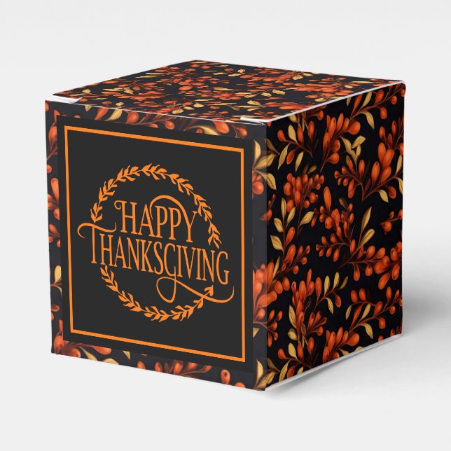 Herbst-Beeren-Geschenkbox Geschenkschachtel (Vorderseite)