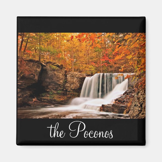 Herbst bei Fabrikstürzen Magnet (Vorne)