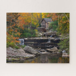 Herbst bei Glade Creek Grist Mill in West Virginia