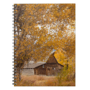 Herbst bei Mormon Row Notizblock