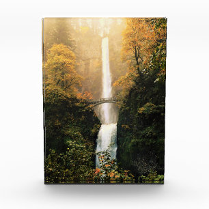 Herbst bei Multnomah Falls, OR Fotoblock