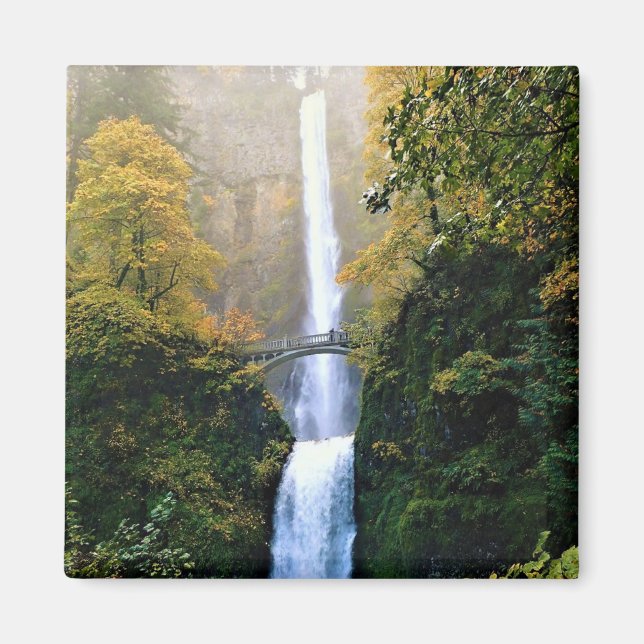 Herbst bei Multnomah Falls, OR Magnet (Vorne)