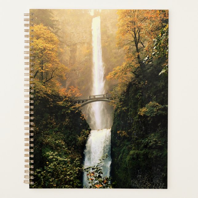 Herbst bei Multnomah Falls, OR Planer (Vorderseite)