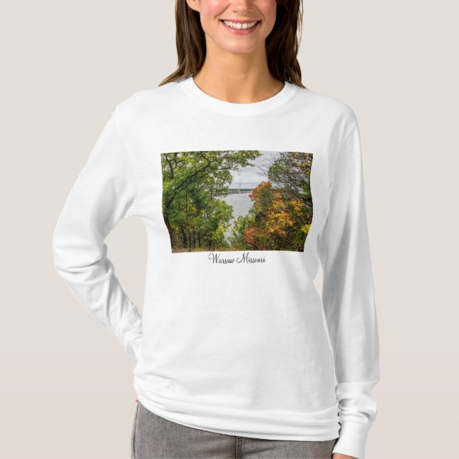 Herbst bei Truman Dam Long Sleeve Tshirt (Vorderseite)