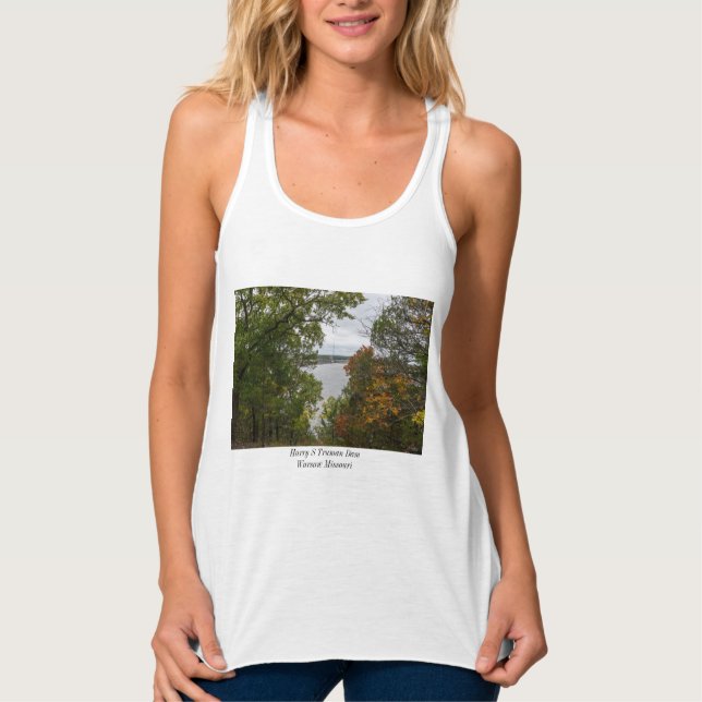 Herbst bei Truman Dam Tank Top (Vorderseite)