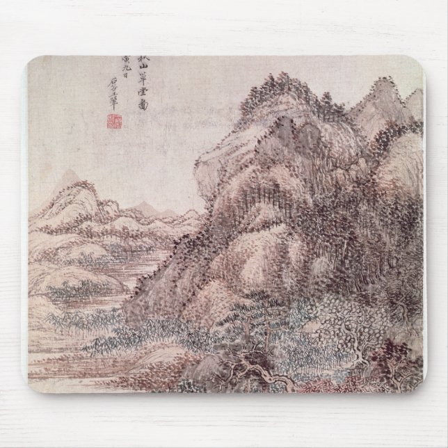 Herbst-Berge Mousepad (Vorne)