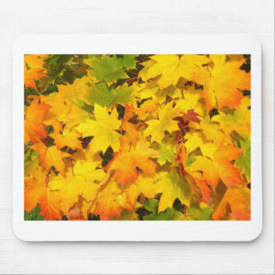 Herbst-Blatt färbt Baum-Party-Schicksals-Feier Mousepad