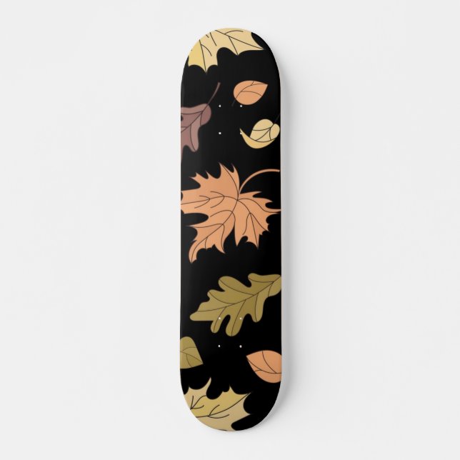 Herbst, Blätter, Blatt Skateboard (Vorne)