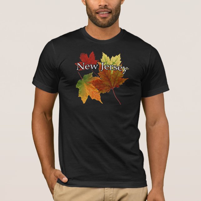 HERBST-BLÄTTER IN NEW-JERSEY T-Shirt (Vorderseite)