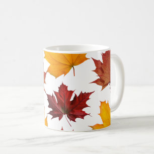 Herbst-Blätter Kaffeetasse