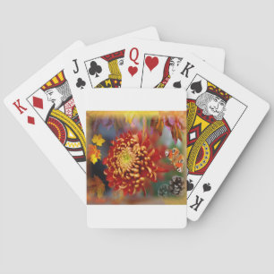 Herbst Blätter Splendor Forest Lake Destiny Spielkarten