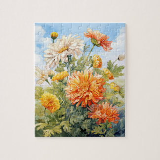 Herbst Blume Marigold Puzzle 110 Stk. 20,3 x 25,4 