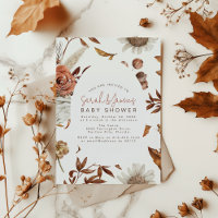 Herbst-Blumen-Baby-Party
