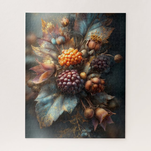 Herbst-Blumen-Puzzle (Vertikal)