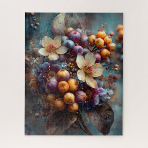 Herbst-Blumen-Puzzle