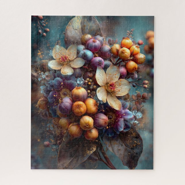 Herbst-Blumen-Puzzle (Vertikal)