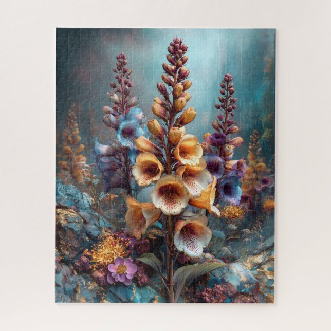 Herbst-Blumen-Puzzle (Vertikal)