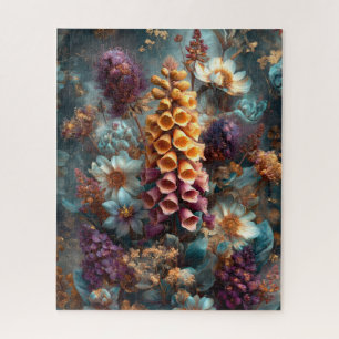 Herbst-Blumen-Puzzle