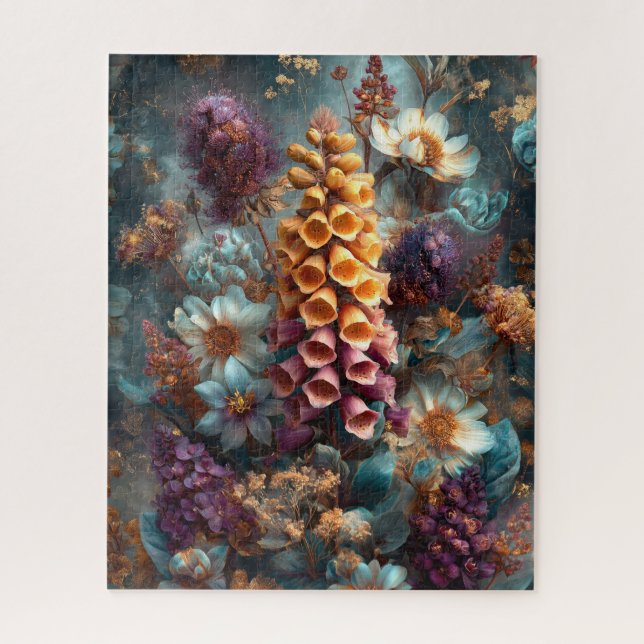 Herbst-Blumen-Puzzle (Vertikal)