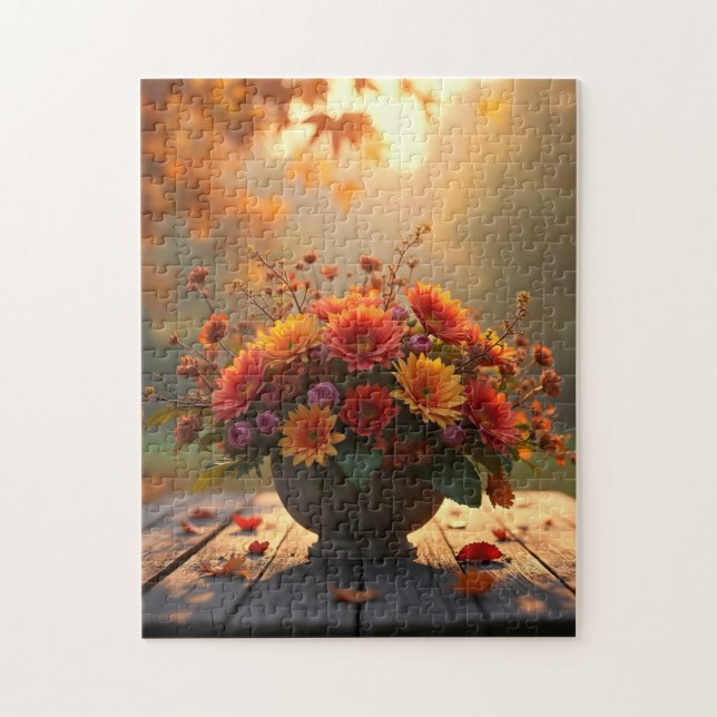 Herbst-Blumenstrauß (Vertikal)