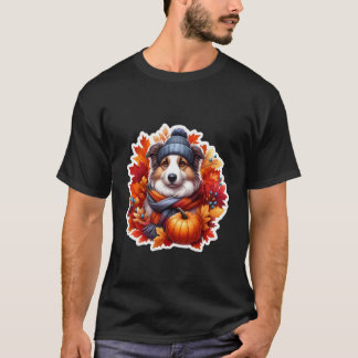 Herbst Border Collie Hundebesitzer Liebhaber Vinta T-Shirt