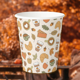 Herbst-Café-Kürbis-Gewürz-Herbstparty-Bäckerei Pappbecher