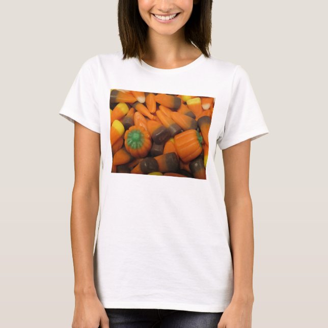 Herbst Candy Mais Womens Spaghetti Tank (Vorderseite)
