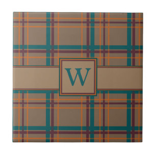 Herbst Chic Kariert Tile Fliese