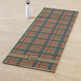 Herbst Chic Kariert Yoga Mat Yogamatte