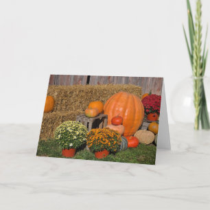 Herbst Dankeskarte