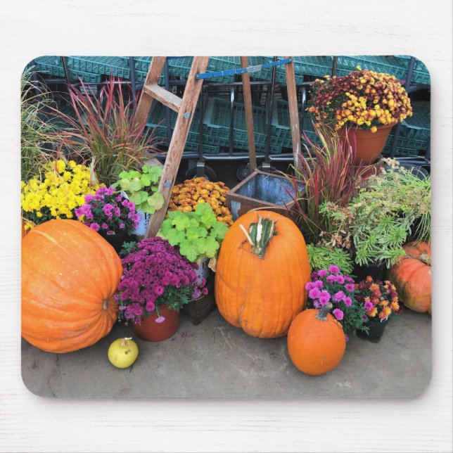 Herbst-Dekoration Mousepad (Vorne)